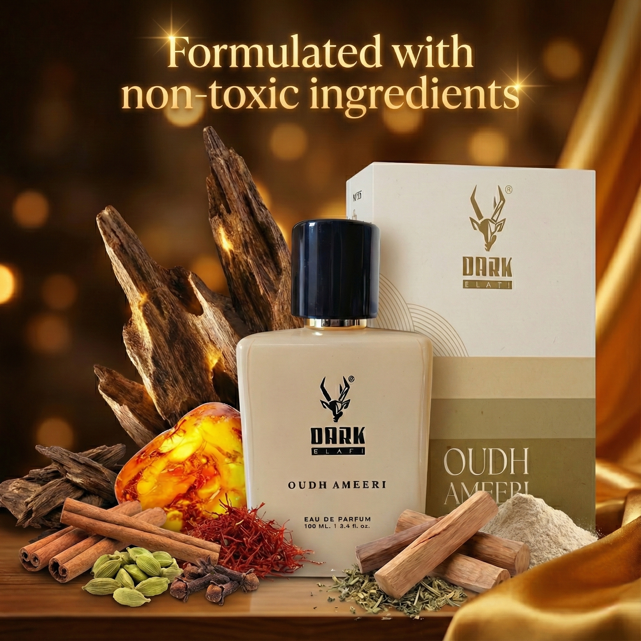 Oudh Ameeri – Premium Luxury Oudh Perfume by Dark Elafi (100ml)